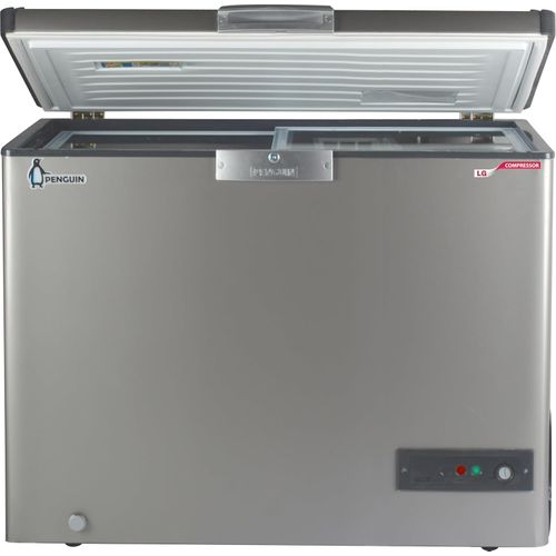 Penguin Chest Freezer ES350 – 303L, Sliding Glass Door, LG Compressor, Silver