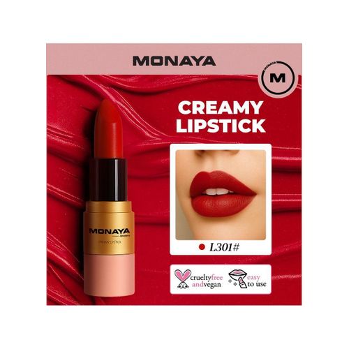 Monaya L008 Creamy Lipstick colorsï¼ŒSuper Lustrous Lipstick, Creamy Formula For Soft, Fuller-Looking Lips, Moisturized Feel