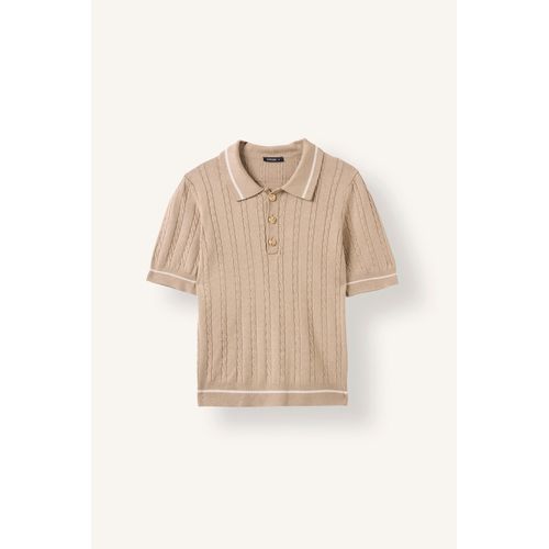 Regular Fit Polo Collar Pullover