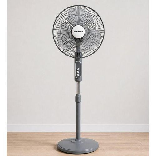 Classic Stand Fan - 18 Inch - 3 Speeds - Copper Motor - Grey