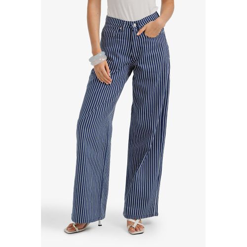 Striped Straight Pants