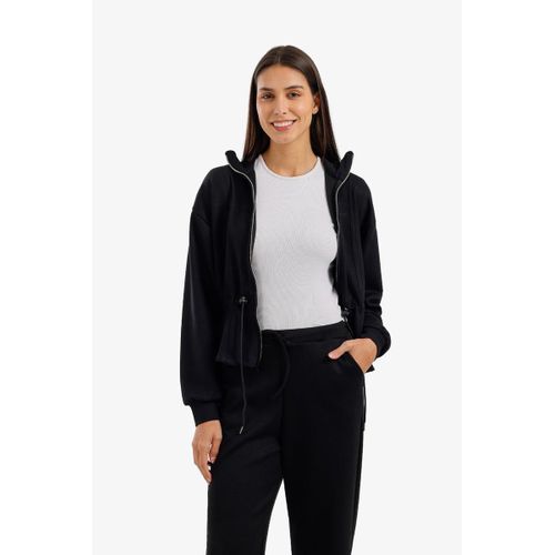 Adjustable Drawstring Lounge Jacket