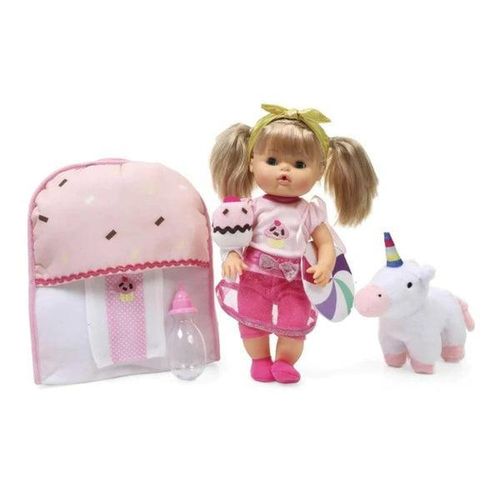 Nena Doll & Plush Unicorn