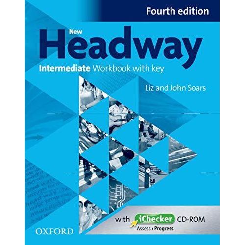 New Headway: Intermediate: Workbook with iChecker with Key ,Ed. :4