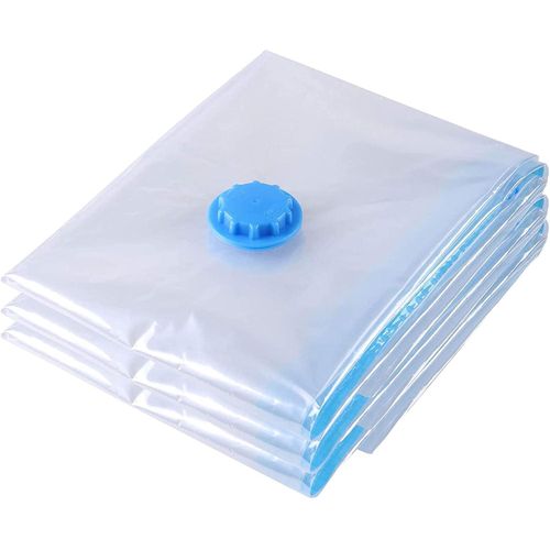 Pack of 3 Strong Vacuum Storage Space Savings Bags Reusable Space Saver Save 80% Storage Space Strong Vacuum Compressed Bags (70 x 100cm)