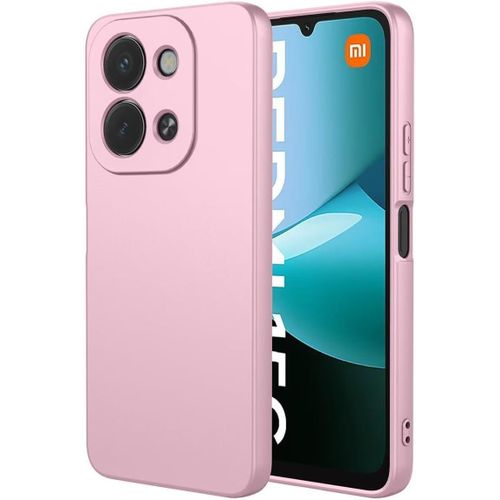 TPU silicone phone case compatible with Redmi 15C / Poco C85 smartphone. High-quality silicone with padded interior for Redmi 15C (Pink).