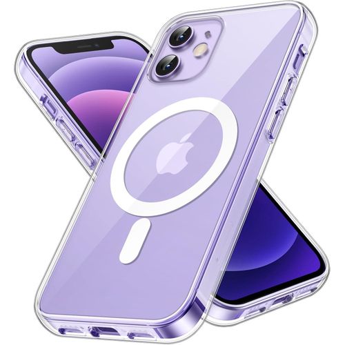 Magnetic Case for iPhone 1212 Pro 61-Inch Compatible with MagSafe Wireless Charging Shockproof Phone Bumper Cover Anti-Scratch Clear Back Clear