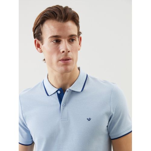 Polo Neck Plain Pique Men's T-Shirt