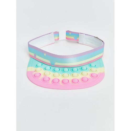 Pop it Patterned Girl's Visor Baseball Cap
