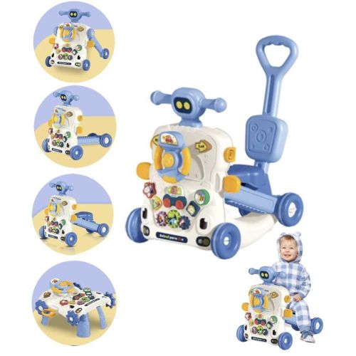 6 in 1 Baby Walker with Music & Lights – Multi-Functional Activity Walker
