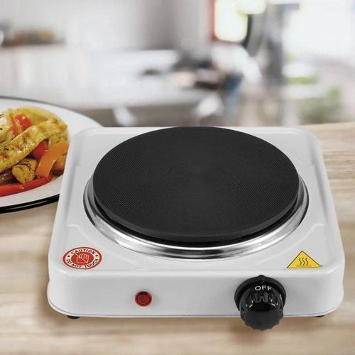 1000W Electric Hob – Portable Electric Stove for Cooking and Heating Food – Mini Electric Warmer for Making Tea and Coffee – Suitable for Home, Office, Travel, and Trips – Compact Design, Easy to Use