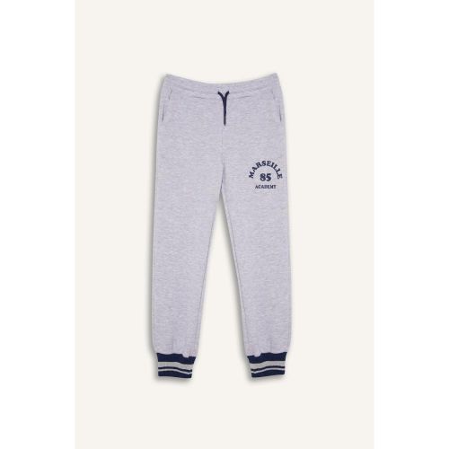 Boy Regular Fit Trousers - Grey Melange