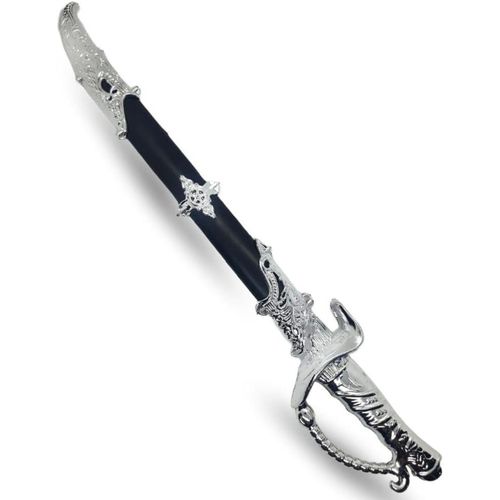 لعبة محاكاة بلاستيكية على شكل سيف ذهبي