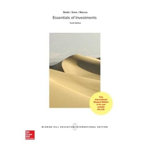 of Investments, Ed. 10 by Bodie - McGraw Hill