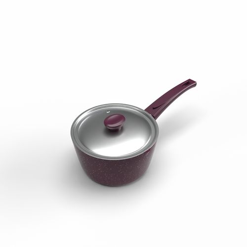 قدر طهي توب شيف بحجم 16 باللون البرغندي