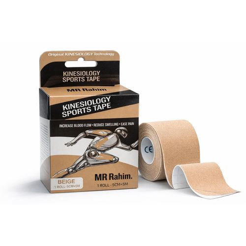 Kinesiology Tape Muscle Support Flexible Sports Tape Beige 5 cm by 5 m