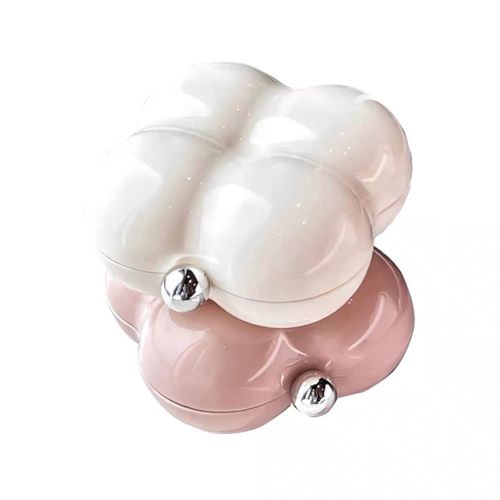 Flower Pill Organizer & Jewelry Storage Box – Multi Compartments