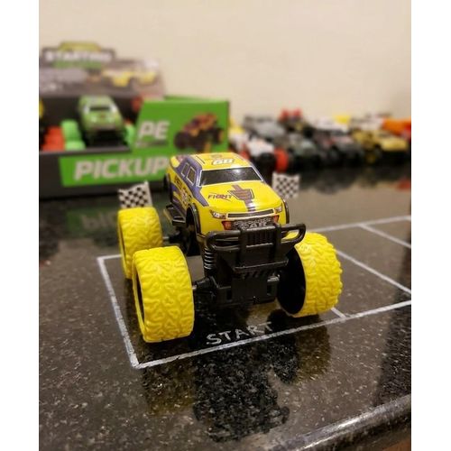 Kids Toy Car with Big Wheels – Push & Pull Back Action