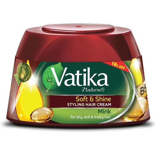 Naturals Mink Styling Hair Cream (190mL) Nourishing Oils Promotes Soft and Silky Hair Moisturizes and Helps Dull, Dry and Frizzy Hair