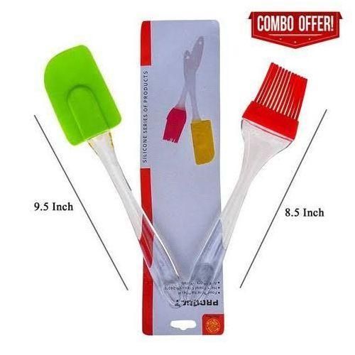 Brush And Spatula Set, 2-Pieces