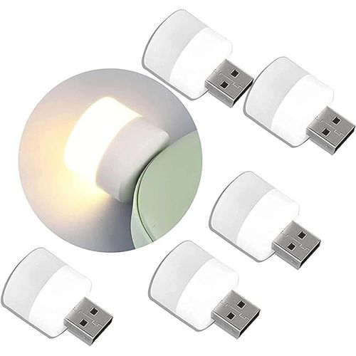 USB LED Backup Light for Power Bank, Portable Emergency Camping Lamp, Compact Tent Light for Outdoor Trips, Kids Room Night Lamp, Travel and Power Outage Lighting