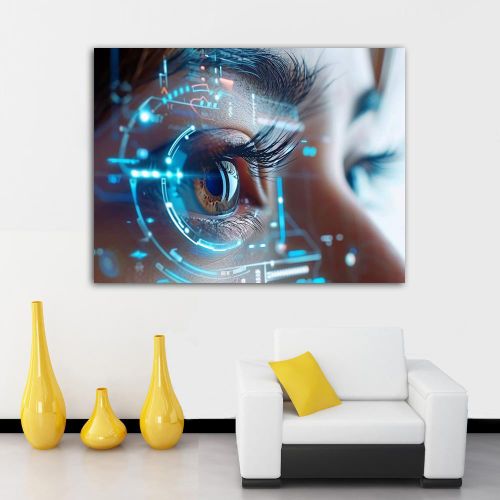 Modern Eye Clinic Wall Art- 40 X 30 Cm