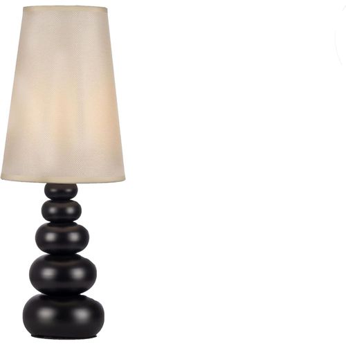 شابوه أباجورة طاولة معدني من قنديل مصر مقاس 18 سم * 49 أسود 19912