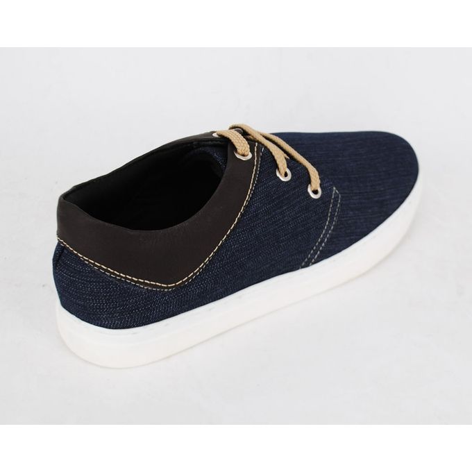 Casual Style Sneakers - Navy Blue