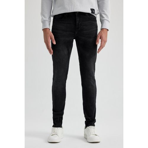 Man Carlo - Skinny Fit Denim Trousers - Black