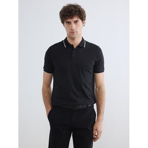 Polo Collar Pique Men's T-Shirt