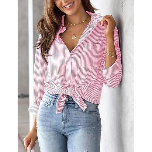 shirt Patched Pocket Drop Shoulder Shirt - Pink - one size fits 50 - 85 KG