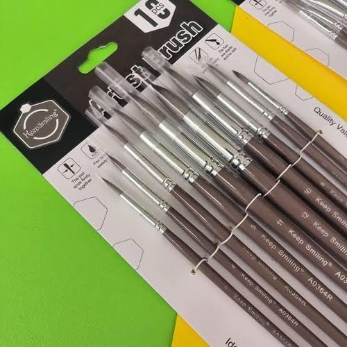 Round Tip Paint Brush Pack Of 10