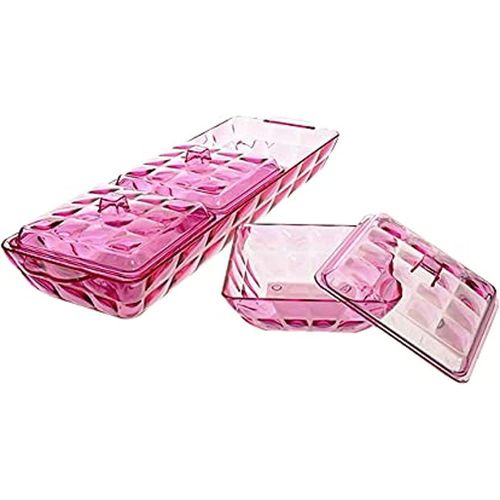Lux Turkish Nuts Plate ,3 Holes - Fushia
