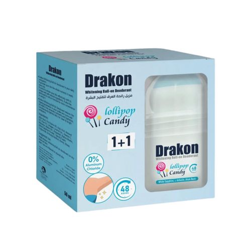 دراكون رول اون مزيل عرق كاندي 50 مل 1+1