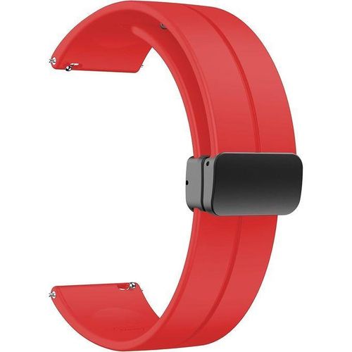 حزام سيليكون مقاس 22 مم بقفل مغناطيسي قابل للطي لـ Oraimo Watch 5 / Oraimo Watch Pro NT / Oraimo Watch Pro / Oraimo Watch Nova AM / Oraimo Watch Nova V