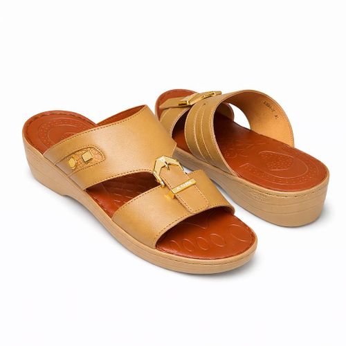 سليبر رجالى بكعب جلد قالب صغير درجة