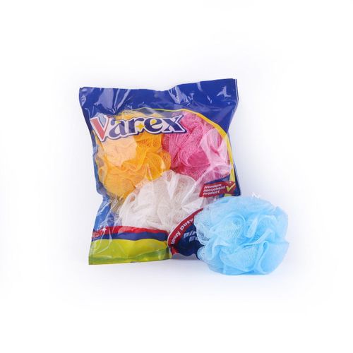 Pouf Shower Loofah for Bath 3 Piece