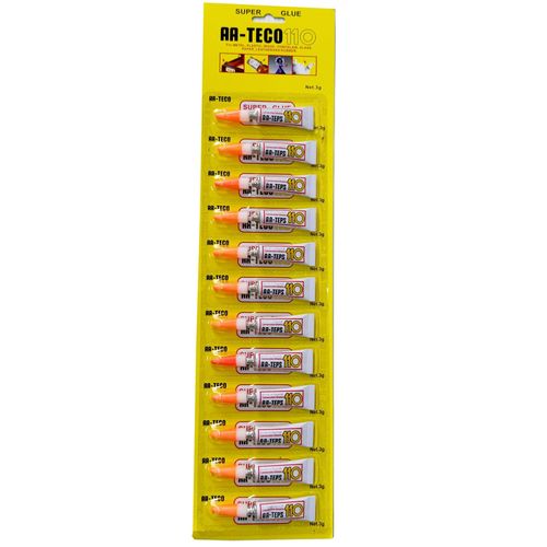 Adhesive Glue Instant Super Glue-110 Cyanoacrylate Liquid - 12 Pieces