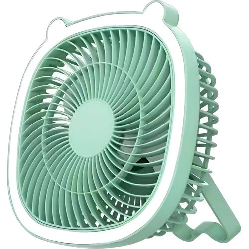 Mini USB Fan - Lightweight and Portable Fan with 3 Speed Settings and LED Illumination, Great for Enhancing Airflow in Your Home, Office, or Vehicle