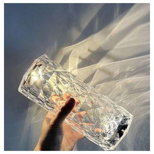 Crystal lamp This touch-screen lamp is USB rechargeable and comes in multiple colors. It also features three brightness levels. A beautiful addition to your home.