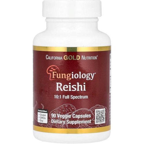Organic Reishi Mushroom Supplement Ganoderma lucidum 600mg per Capsule 90 Vegetarian Capsules Full Spectrum Extract Certified Organic