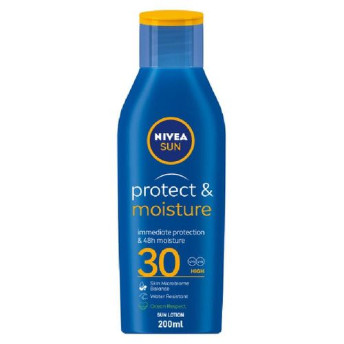 Protect & Moisture Sun Lotion, UVA & UVB Protection, SPF 30 Blue 200ml