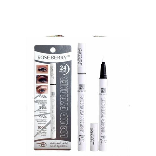Rose Berry White Eyeliner Pencil