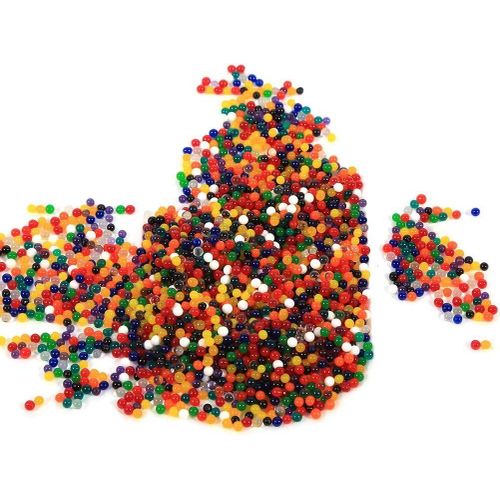 10 Colours 3000 Pieces Gel Balls Water Plant Flower Crystal Base Mud Water Beads Wedding Decorations Suitable for Daily Use in the Home or YardColour