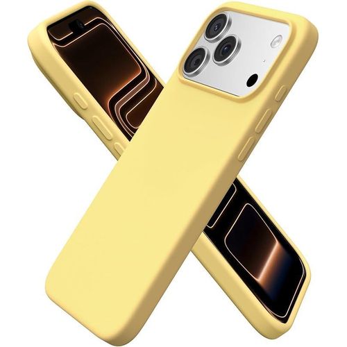 Silicone Case for iPhone 17 Pro Max, 6.9 Inch, Thin Mobile Phone Case iPhone 17 Pro Max Made of Liquid Silicone, Scratch-Resistant and Shockproof Protective Case iPhone 17 ProMax Case (2025