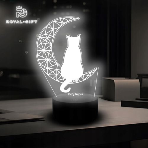 Black 16-Color LED Light Base Multi-Color Acrylic Display Stand