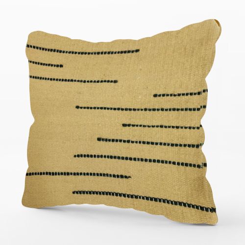 Decorative wool cushion cover- 45 x 45 cm-beige