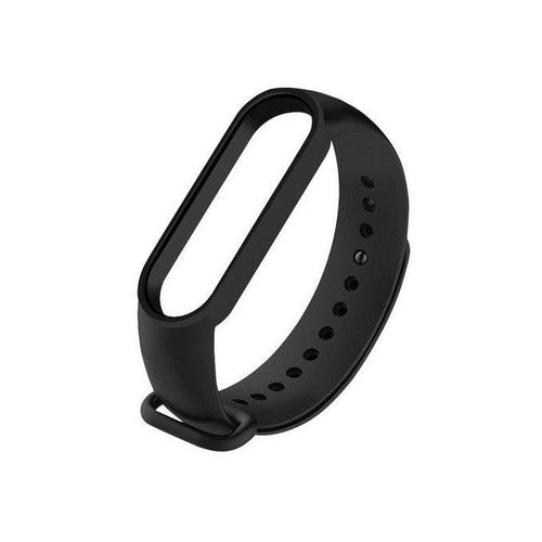 Mi Band 6 Solid Color Silicone Replacement Strap - Black