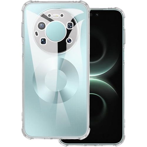 Protective case compatible with Huawei Mate 80 Pro Max 5G, flexible and soft TPU protective case, shockproof, scratch resistant, and provides drop protection according to military standards (transparent)