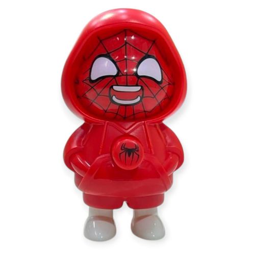 Super Cute Face Changing Spiderman Spinning Keychain Best Gift for Favorite Person - Face Changing Emoji Doll - Surprise Keychain Changes Face at the Press of a Button, Add a Touch of Fun to Your Keys or Bag Fun Gift for Kids and Adults (1 Piece)